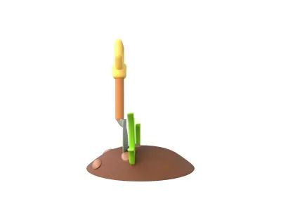 Shovel 3D model get