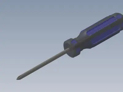 Phillips Head Screwdriver 3D model
