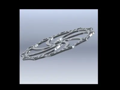 150mm BRAKE DISC CYCLE Free 3D model
