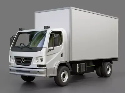 Mercedes-Benz Accelo Box Truck 3D model