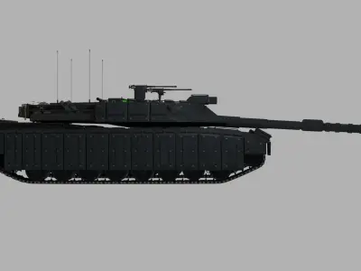 tank Challenger 2 3D model