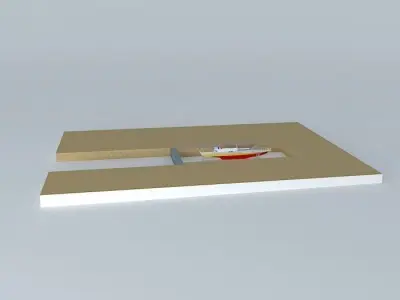 Just a small boat Free 3D model