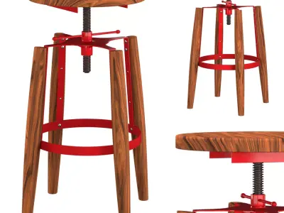 YUN BAR STOOLS 3D model