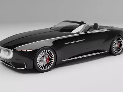 2018-vision-mercedes-maybach-6-cabriolet 3D model
