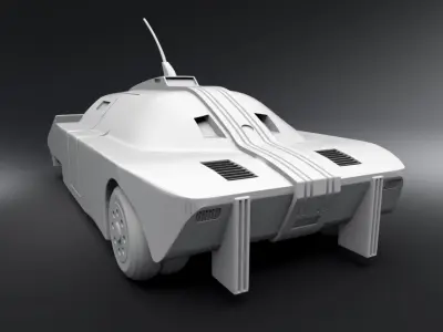 Maximum Security Vehicle scale model 3D print model