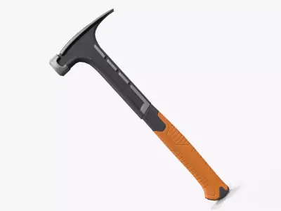Hammer Low-poly 3D model 31
