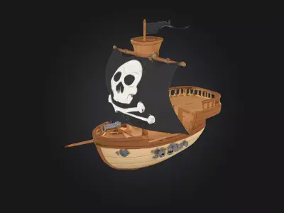 Pirates Voyage  A Swashbuckling Adventure  3D model