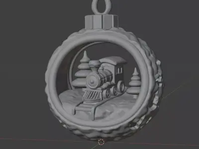 Train Hanging Decor 3D print model