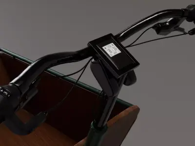 Bakfiets Shadow Steps Cargo Bike 3D model 3D model