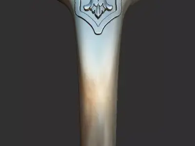 Gothic Skull Ring 3D print model