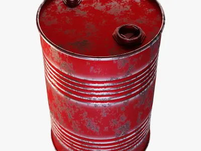 Oil Barrel 3D model 3