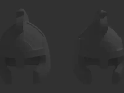 lego helmet Free 3D model