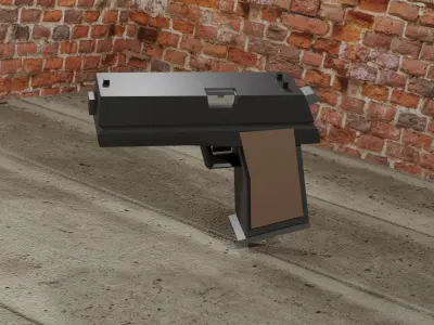 Low Poly Weapon Pack Free low-poly 3D model