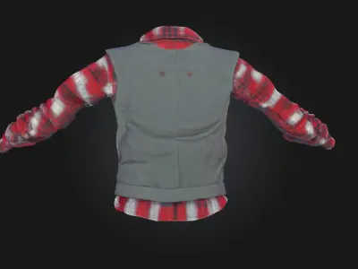 Patriotic Layers  A Bold Statement of National Pride 3D model