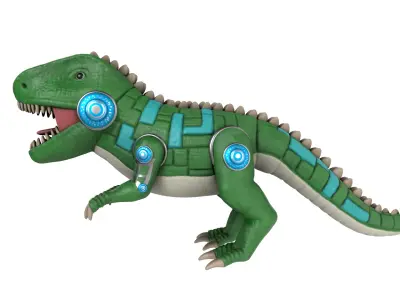 Dino Toy 3D model get