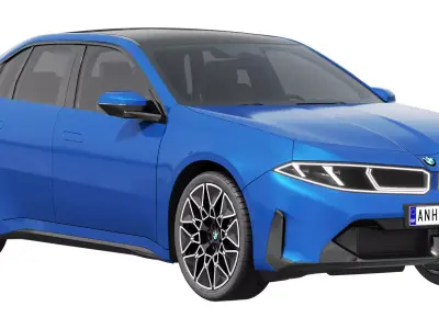 Electric sedan i3 2027 3D model