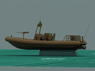 RHIB 11m NSW 3D print model
