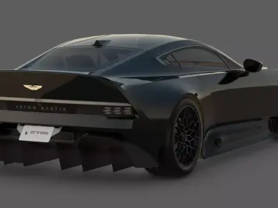2020 Aston Martin Victor 3D Model  One-of-One V12 Masterpiece 3D model