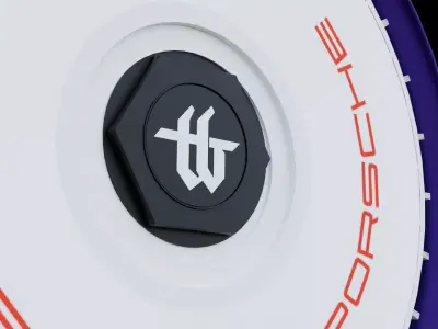 Turbo Bastard Wheel with Modular Turbodisc 3D model