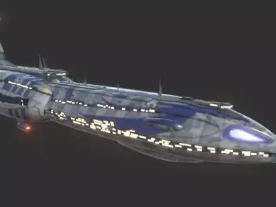 Star Wars Provedenie Low-poly 3D model