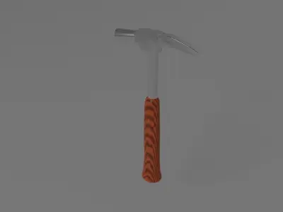 Hammer Low-poly 3D model 27