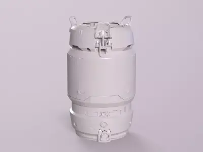 BarrelScifi container 3D model