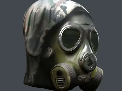 Helmet 3d model military combat Military scifi Low-poly 3D model Low-poly 3D model shop