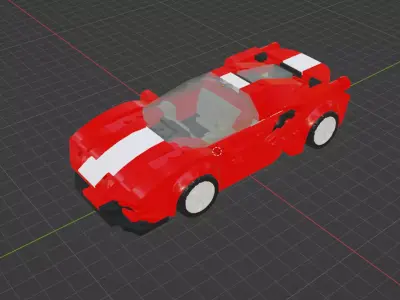 MocBricks3D - Ferrari-488 GTB 3D print model