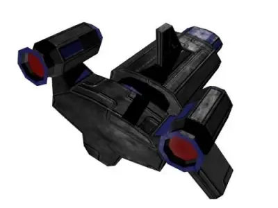 Space drone Free low-poly 3D model