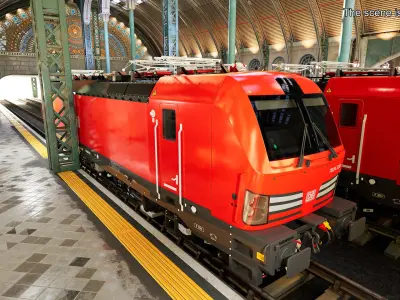  Siemens Mobility Vectron Locomotive Red 