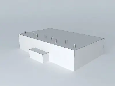 Hangar at Los Angeles International Free 3D model