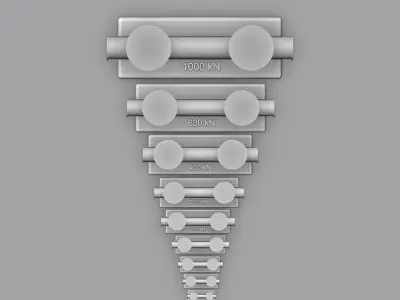 Mooring bollards for vessel Type II GOST 11265-73 Free 3D model