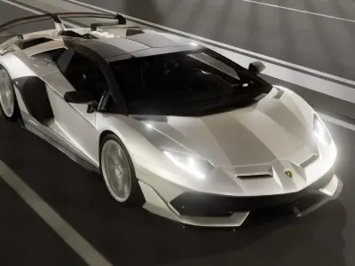 Lamborghini Aventador SVJ model 3D model