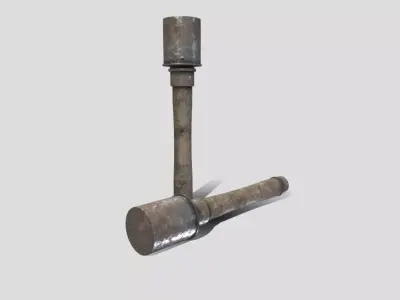 Stick Grenade Low-poly 3D model buy