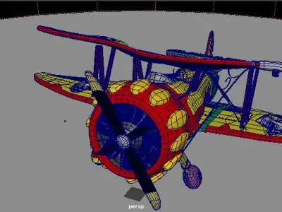Avion Stuart Little Dos 3D model