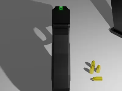 Free Low poly Glock 18 Free low-poly 3D model