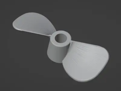 Two-Blade Propeller Model 3D print model