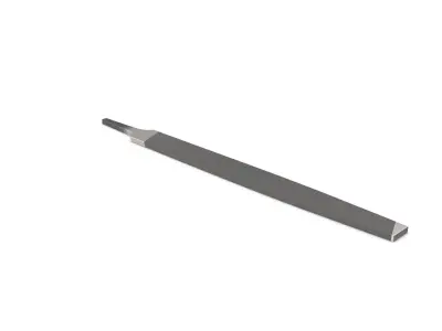 10 Bastard Cut Mill File 10MA Low-poly 3D model