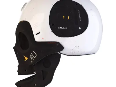Helmet Low-poly 3D model purchase