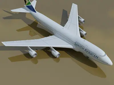 South African Airways 3D model
