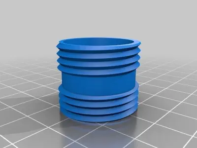 Screwable Two Part Globe - Earth in 3D Free 3D print model