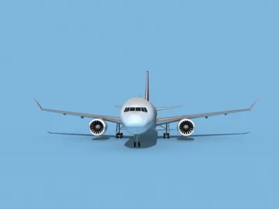 Boeing 767-400 Air Canada 1 3D model