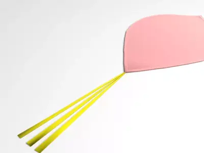 Heart Kite 3D model