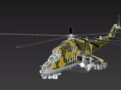 Helicopter 3D model by sobervp7