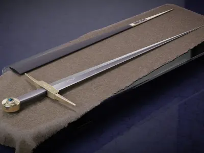 Dovmont Sword Low-poly 3D model