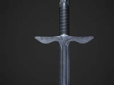 The Sword of Altair  Low-poly 3D model