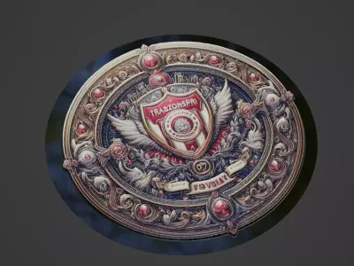 Trabzonspor Football Medallion 3D print model