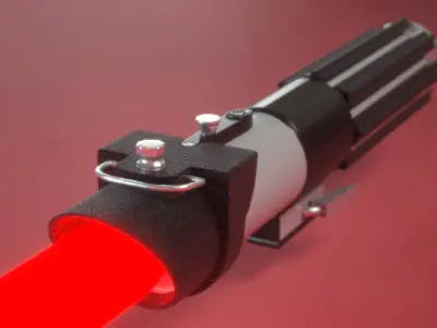 Darth Vaders Lightsaber 3D model purchase
