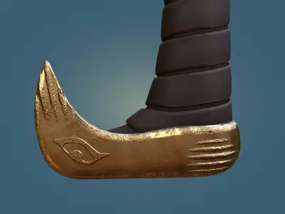 Eagle Sword Low-poly 3D model
