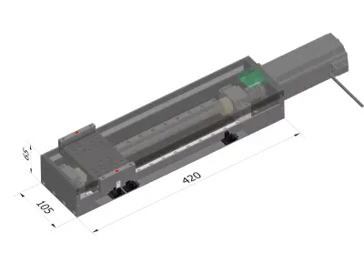 Single Axis Robot - Linear Actuator  3D model